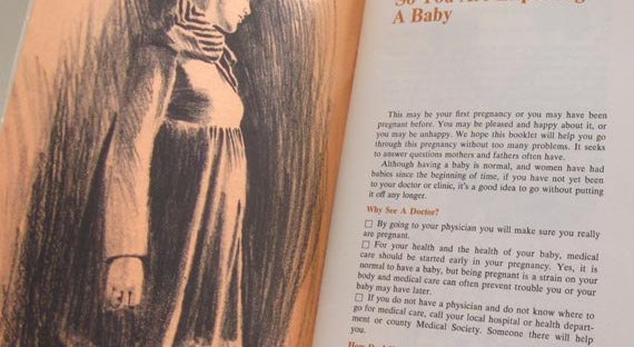 vintage prenatal advice